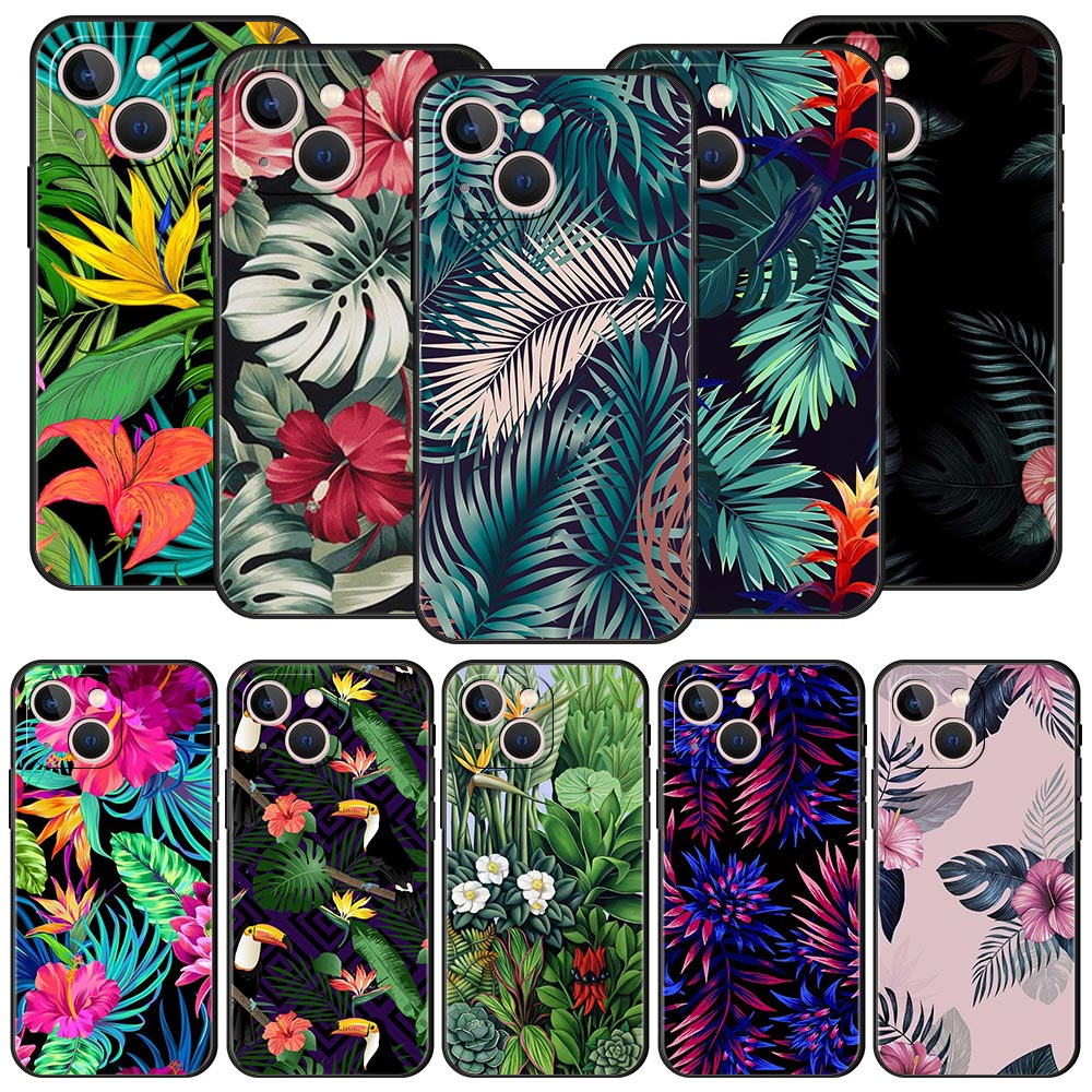 Phone Accessories From China - Vintage Banana Leaf Flower Luxury Phone