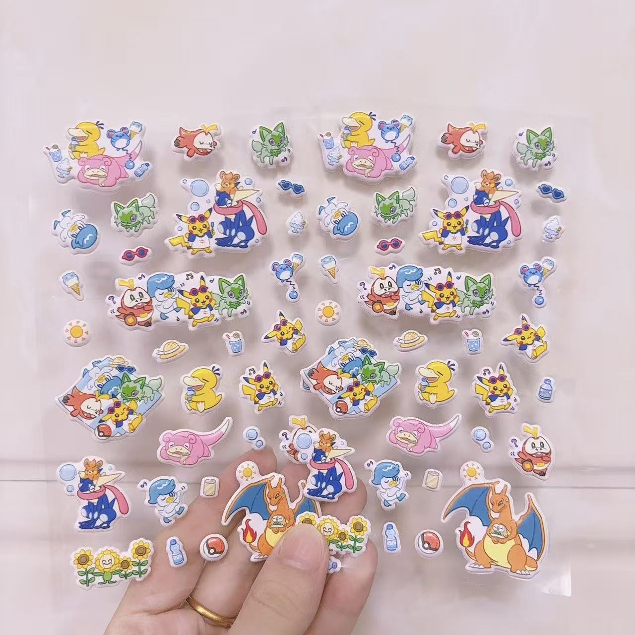 Phone Accessories Diy - Pokemon Pikachu Psyduck Squirtle Bubble Cotton