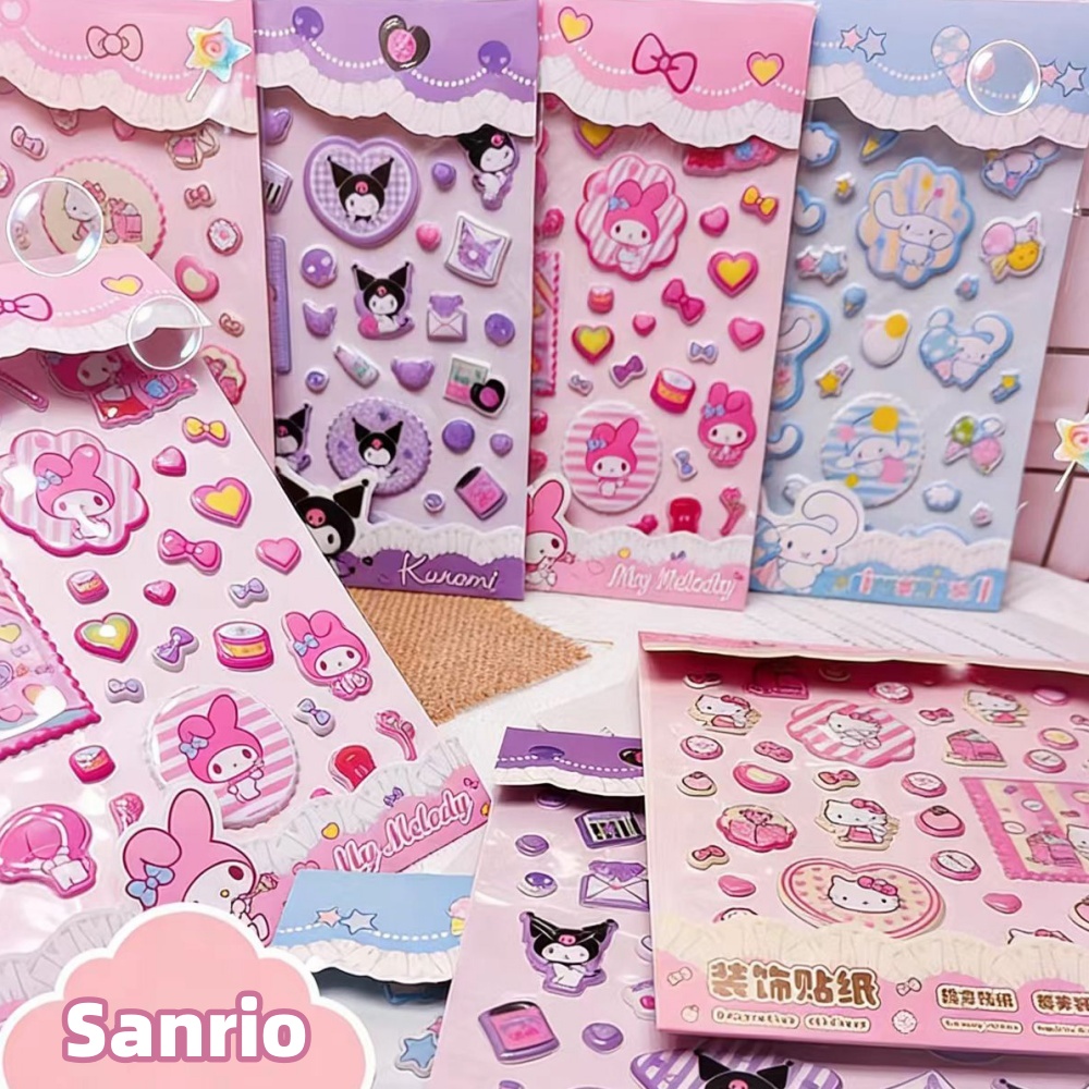 Phone Accessories Toys - Genuine Sanrio Hello Kitty 3D Stickers