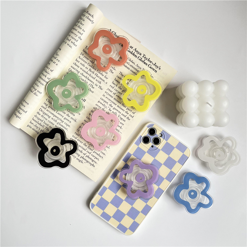 Phone Accessories Vending Machine - Ins Cute Solid Color Flower Glossy