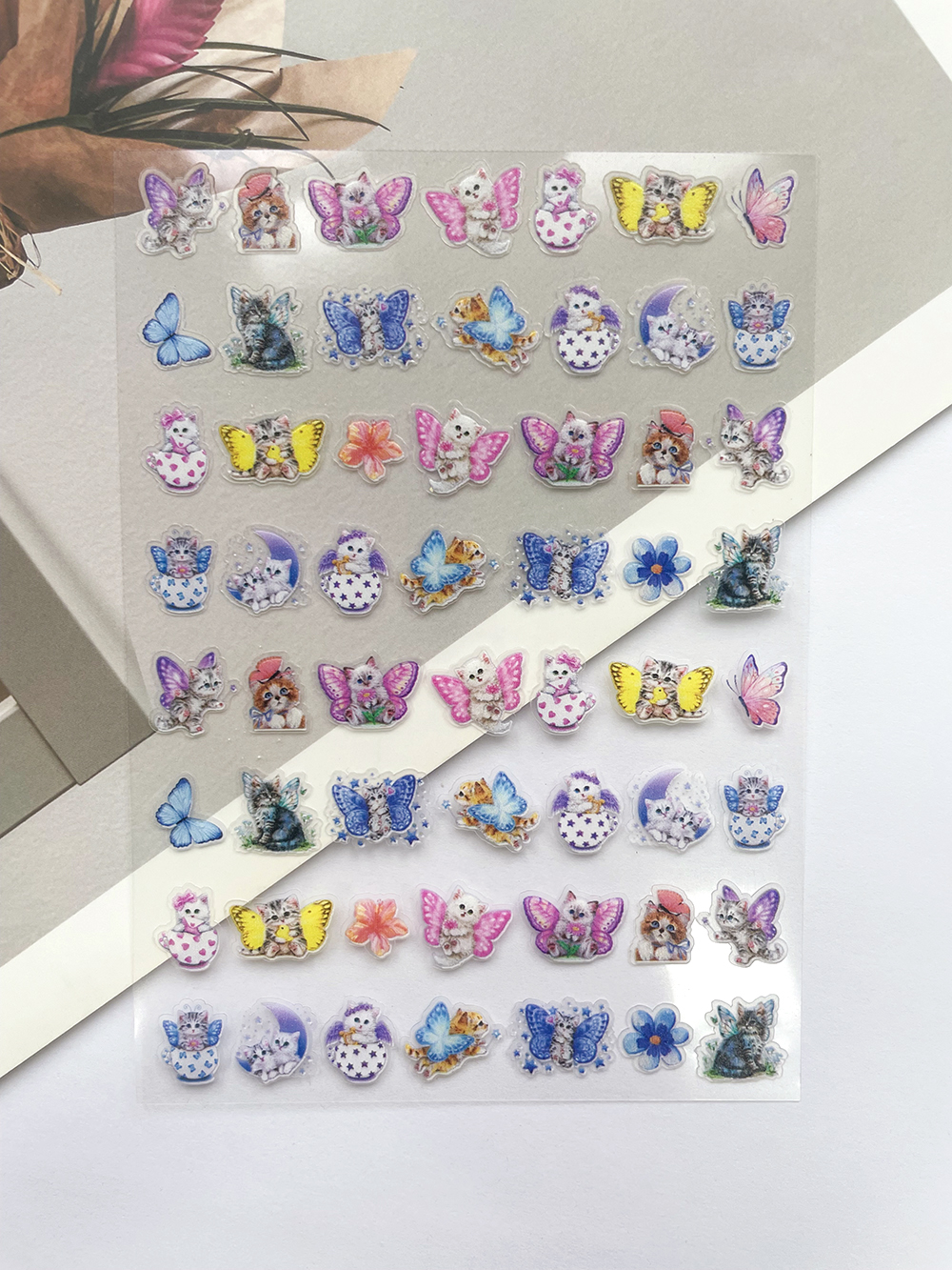 Phone Accessories Poster - 1pcs Cute Leopard Print Bowknot Butterfly