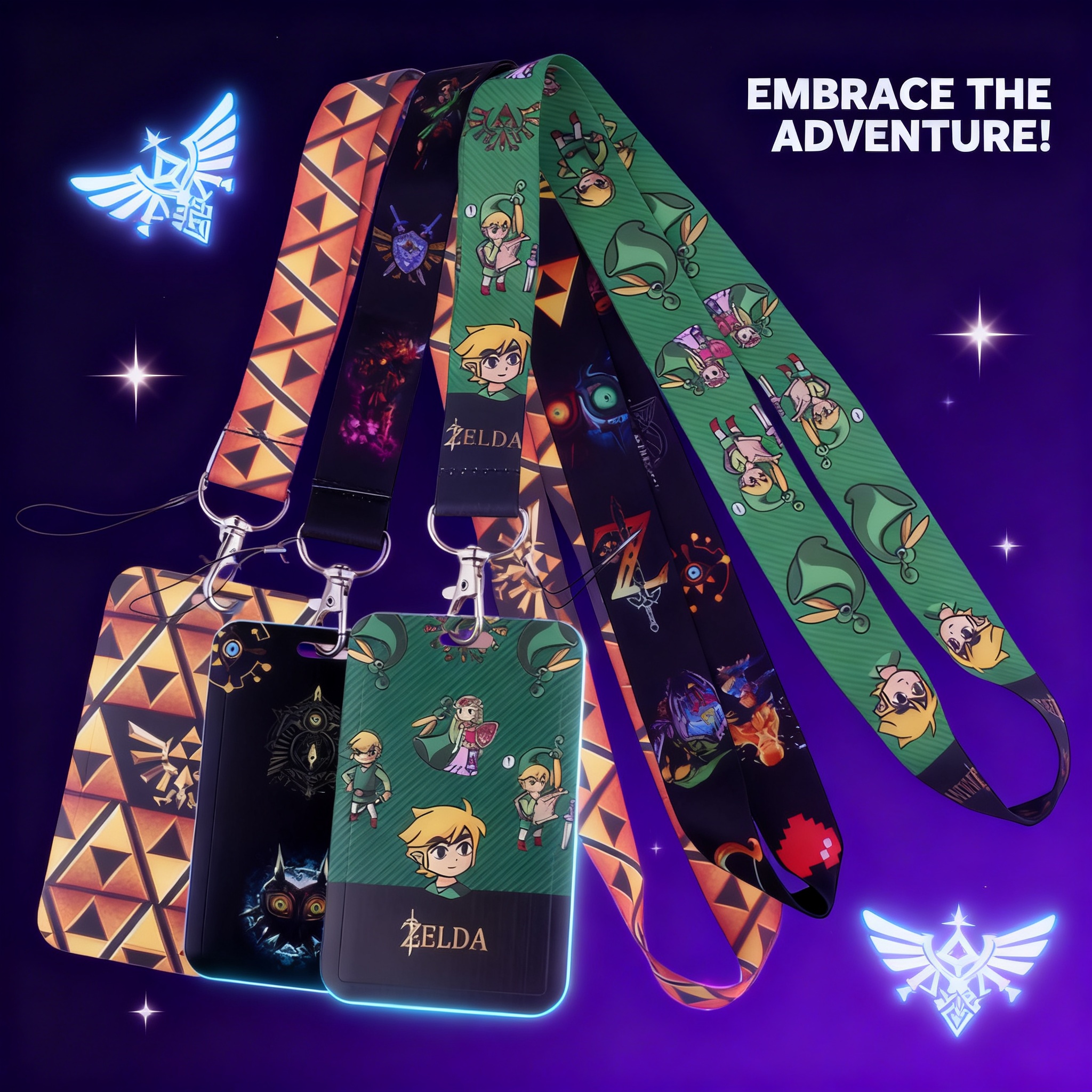 Phone Accessories Diy - Cartoon Game Lanyards for Key Neck
