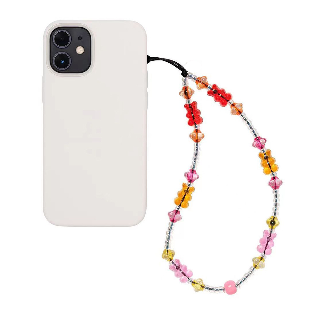 Cute Bear Charm Phone Chain Cl – Phone Accessories Crochet Bewertung und Preis