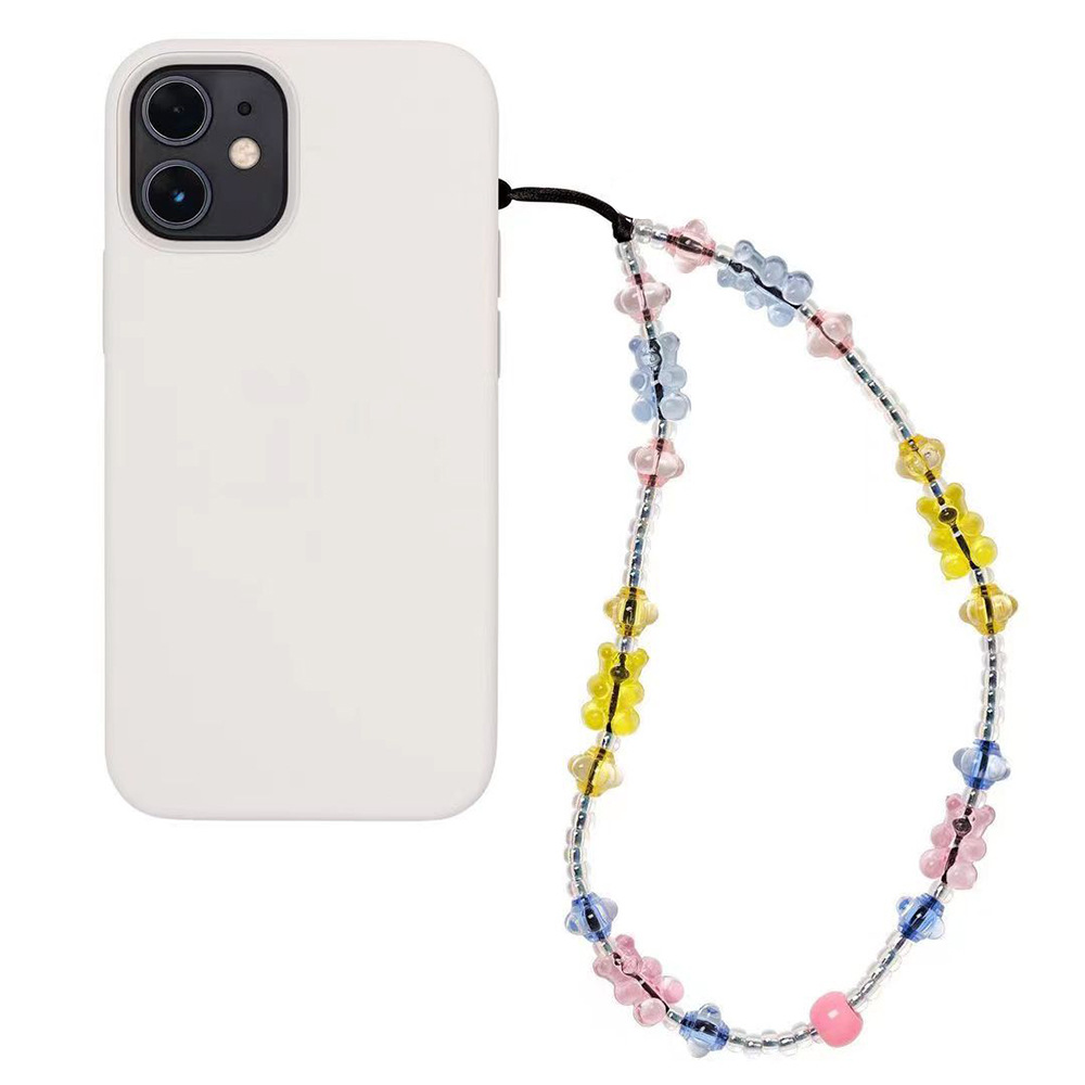 Cute Bear Charm Phone Chain Cl – Phone Accessories Crochet Bewertung und Preis