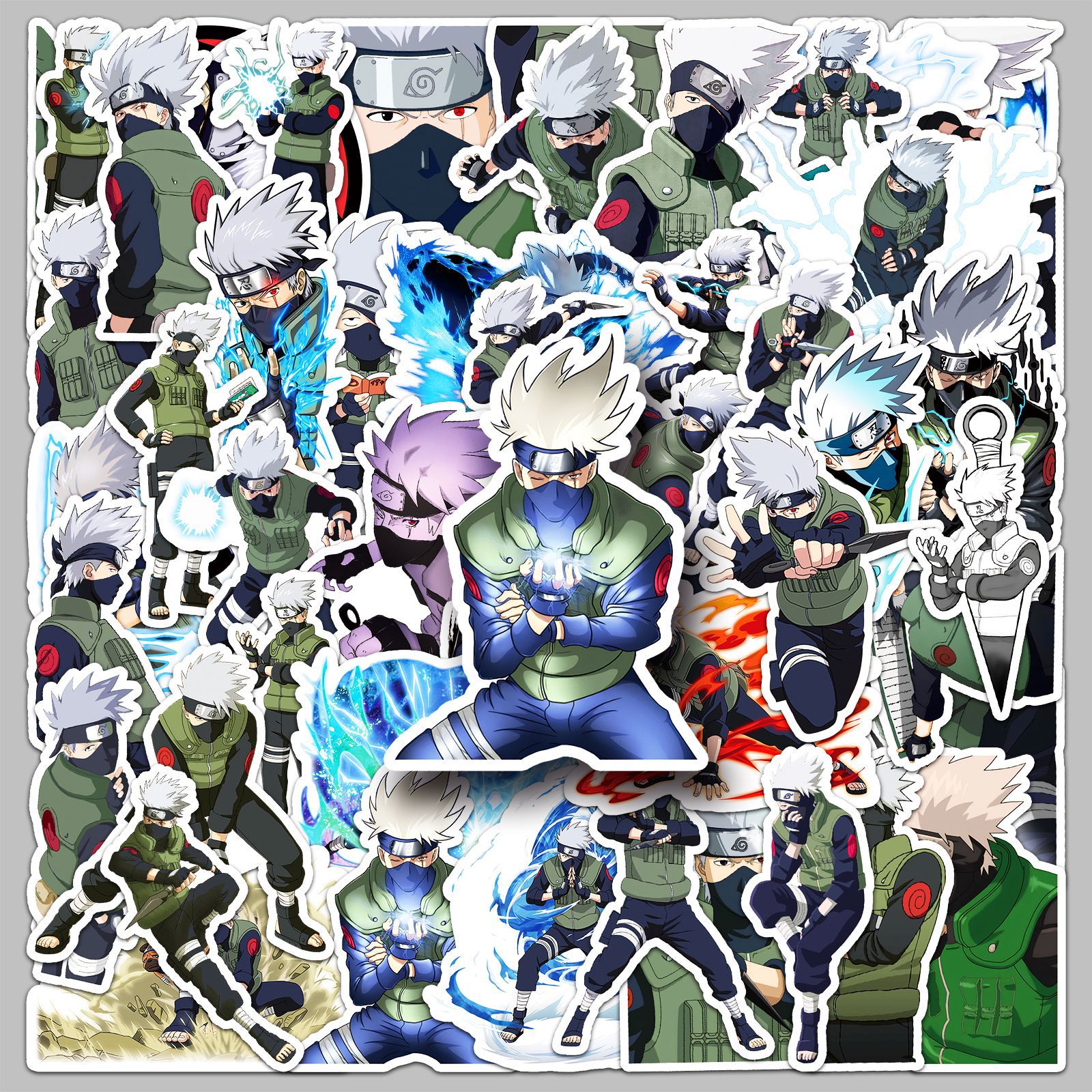 50pcs Anime Naruto Hatake Kaka – Phone Accessories Diy Bewertung und Preis