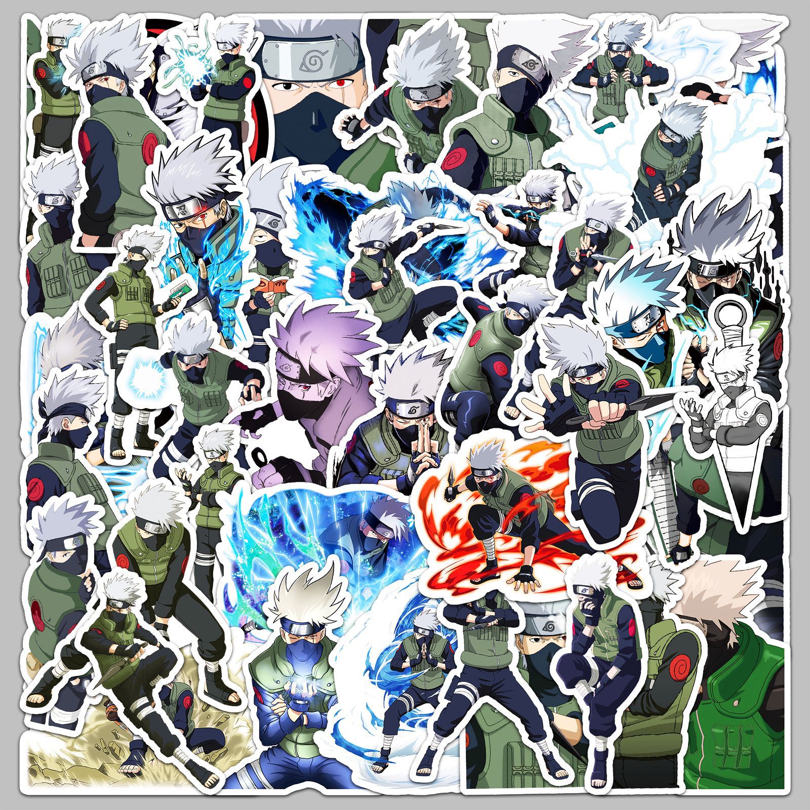 50pcs Anime Naruto Hatake Kaka – Phone Accessories Diy Bewertung und Preis