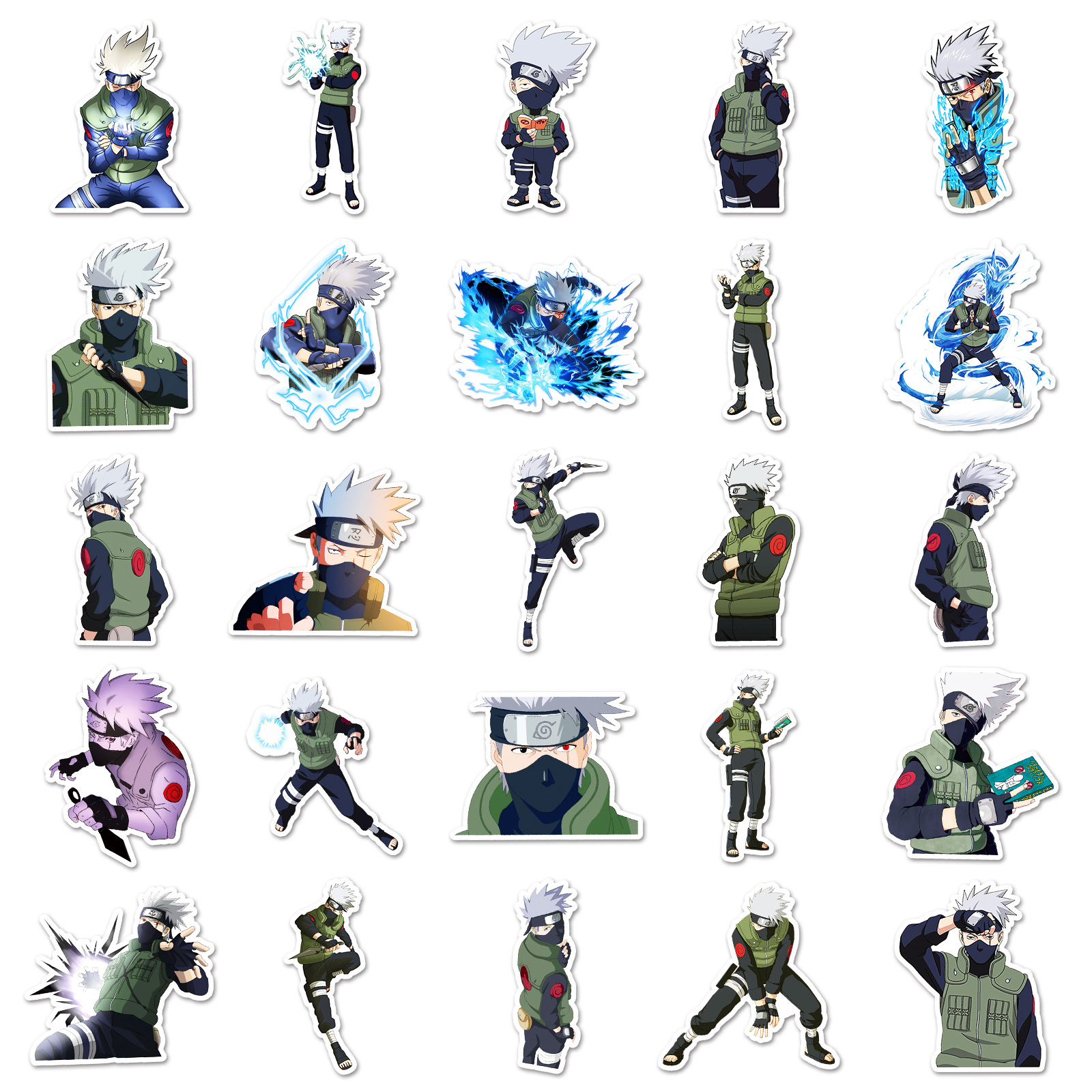 50pcs Anime Naruto Hatake Kaka – Phone Accessories Diy Bewertung und Preis