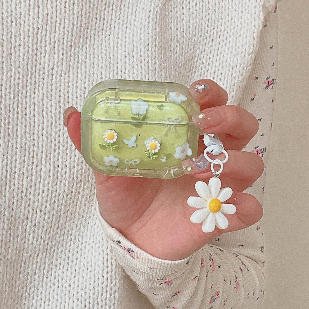 3D Green Sunflower Fresh Flowe – Airpod Case Cover Bewertung und Preis