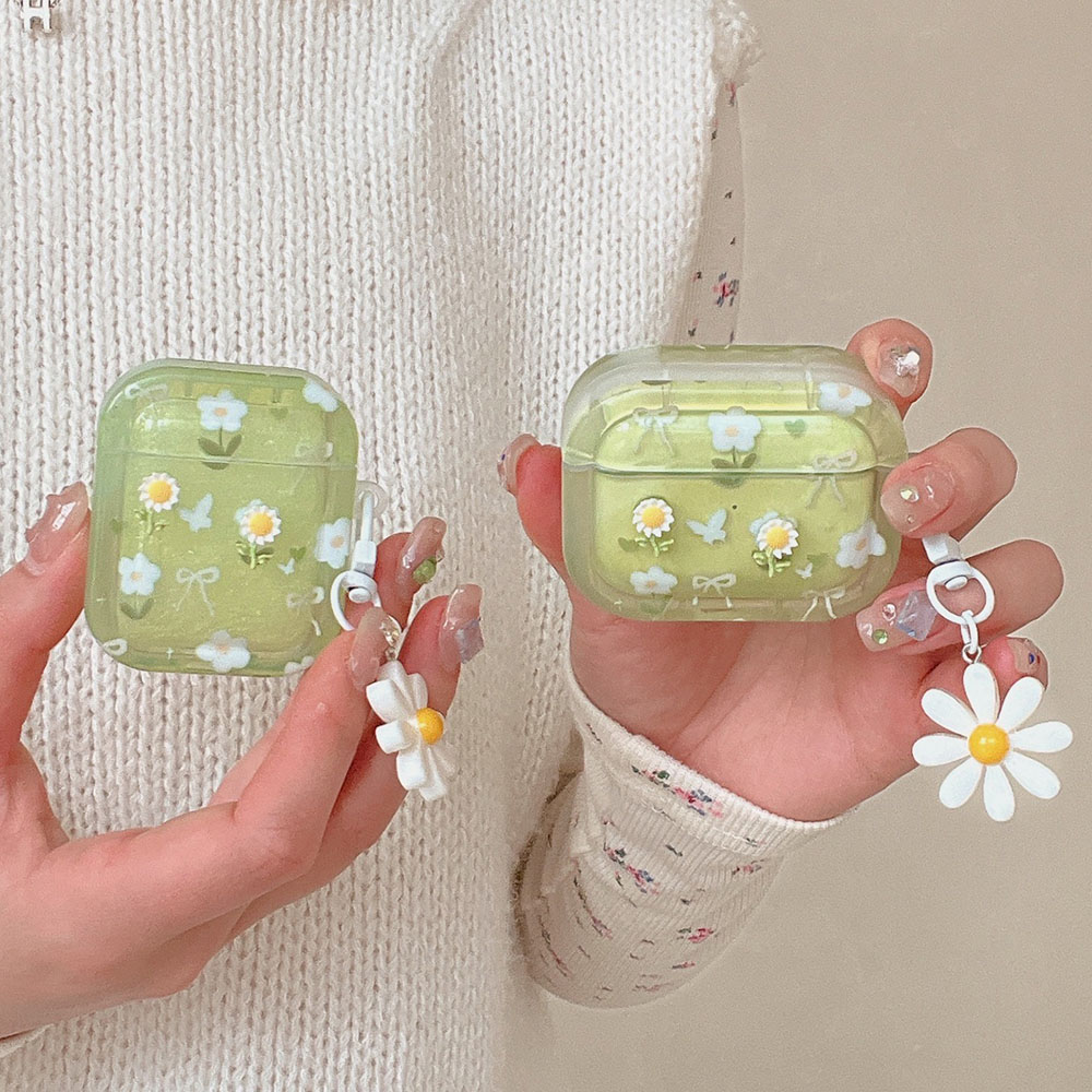 3D Green Sunflower Fresh Flowe – Airpod Case Cover Bewertung und Preis