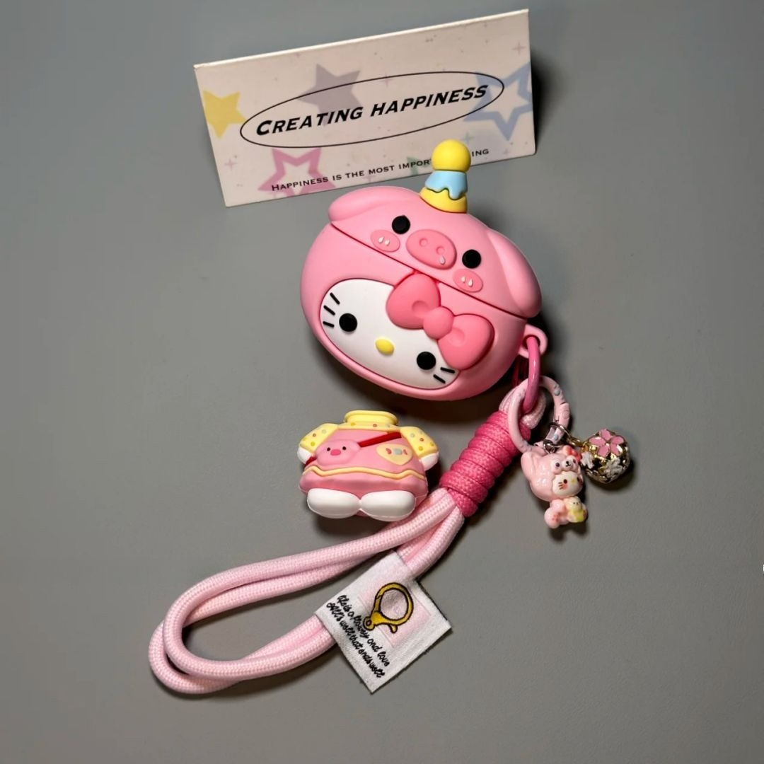 Anime Sanrio Cartoon Pig and H – Airpod Case Cover Bewertung und Preis
