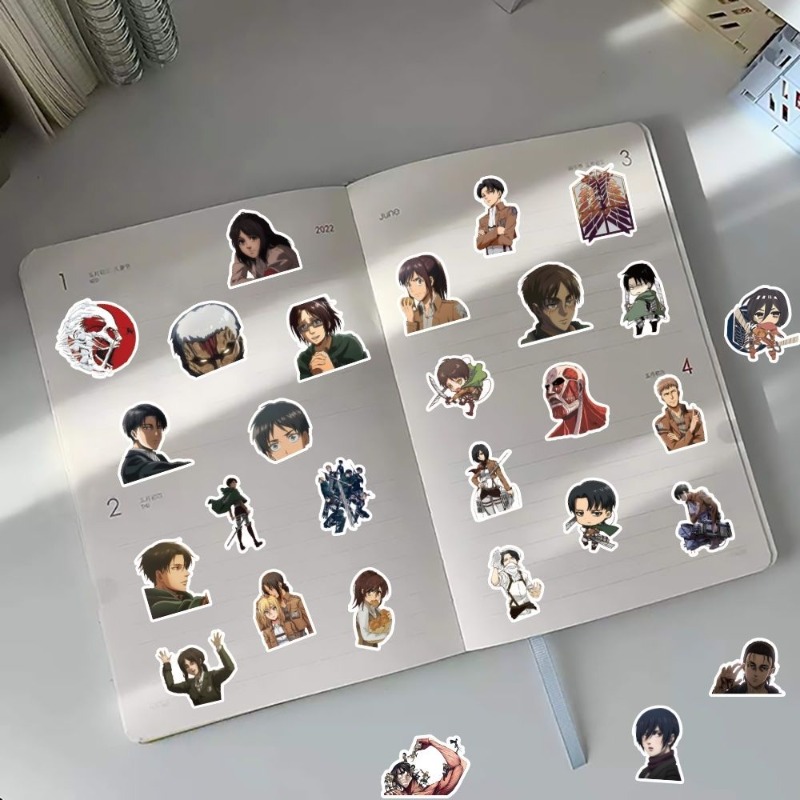 60Pcs Attack on Titan Anime St – Phone Accessories Diy Bewertung und Preis