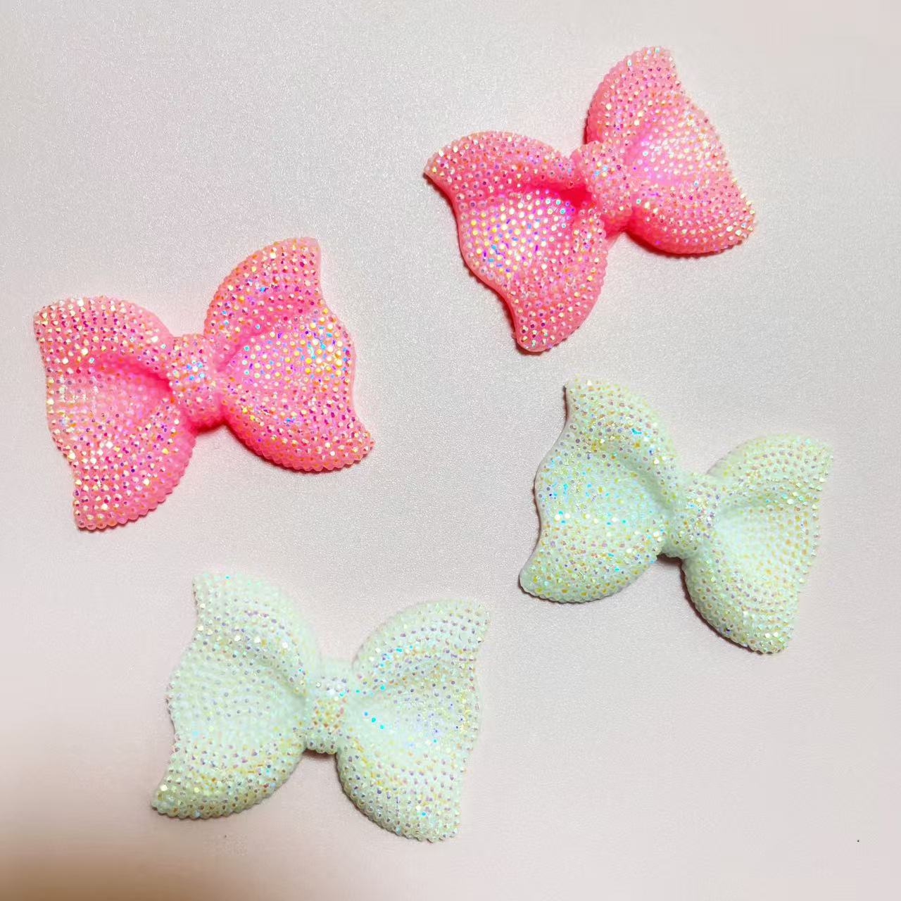1Pcs Y2K Kawaii Bling Pink Bow – Phone Accessories Logo Design Bewertung und Preis