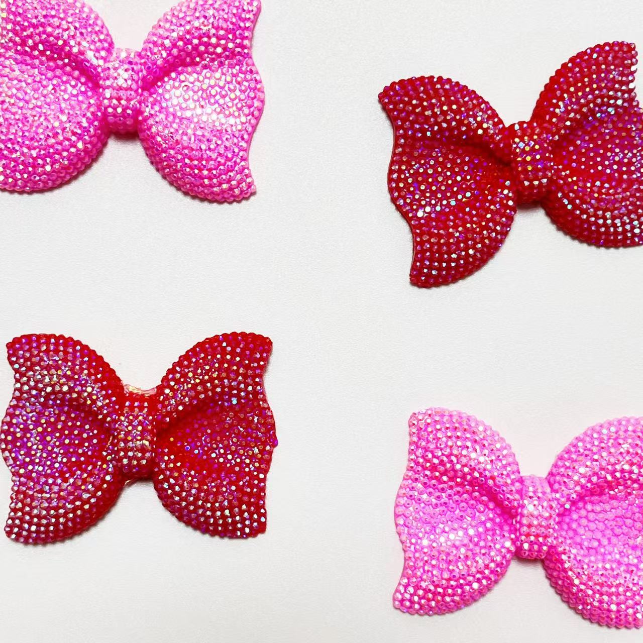 1Pcs Y2K Kawaii Bling Pink Bow – Phone Accessories Logo Design Bewertung und Preis