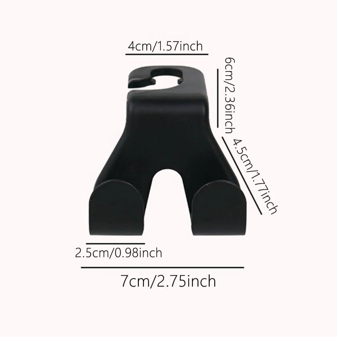 2PCS Car Headrest Hooks, Auto  – Phone Accessories Hanger Bewertung und Preis