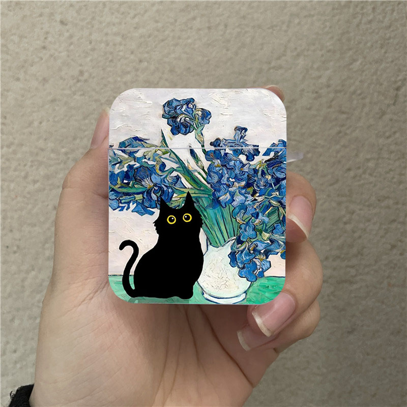 Van Gogh Monet Black Cat Oil P – Airpod Case Cover Bewertung und Preis