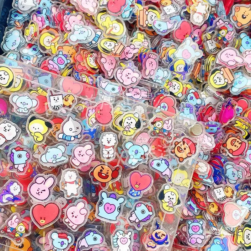 60PCS 2CM Kawaii BT21 Acrylic  – Phone Accessories Toys Bewertung und Preis