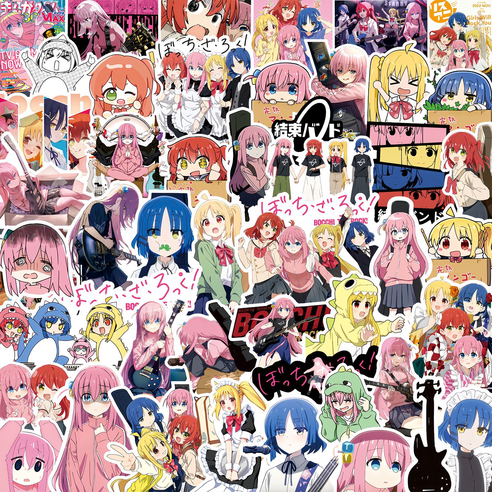 50Pcs Anime BOCCHI THE ROCK! S – Phone Accessories Diy Bewertung und Preis