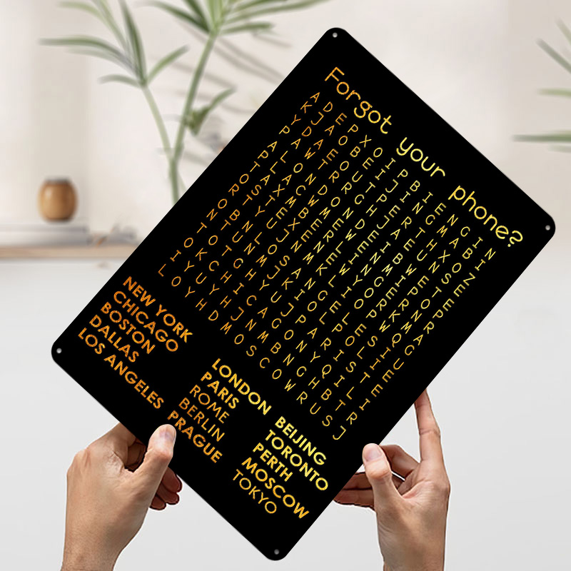Forgot Your Phone Tinplate Pos – Phone Accessories Poster Bewertung und Preis