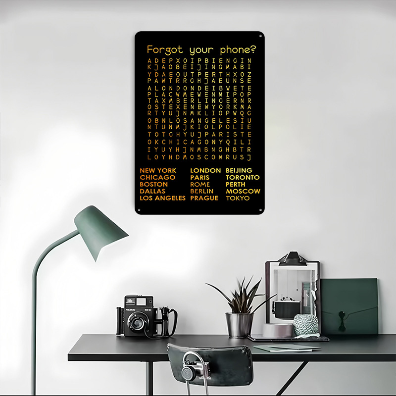 Forgot Your Phone Tinplate Pos – Phone Accessories Poster Bewertung und Preis