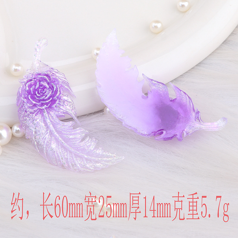 70PCS Rose Feather Resin DIY A – Phone Accessories Hanger Bewertung und Preis